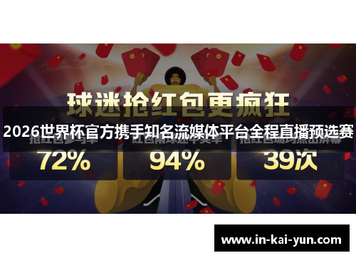 2026世界杯官方携手知名流媒体平台全程直播预选赛