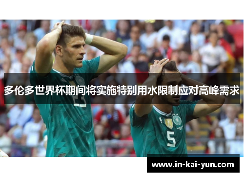 多伦多世界杯期间将实施特别用水限制应对高峰需求 多伦多世界杯期间将实施特别用水限制应对高峰需求